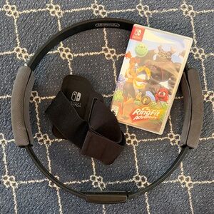 Nintendo Ring Fit Adventure with Black Accessories